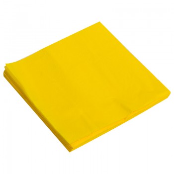Салфетки желтые, 33x33 см, 20 шт.